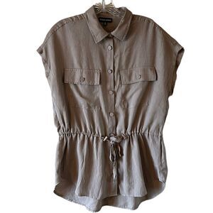 NEW Modern Works Khaki Brown Shirt